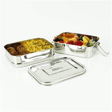 lunch box steel stainless steel|rectangular small stainless steel boxes.